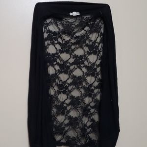 Sleevless blouse Throw Over